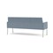 Lesro Mystic Lounge Reception Sofa, Silver, RS Rain Song Back, MD Titan Seat, RS Rain Song Arm Panels ML1601 - alternate 3
